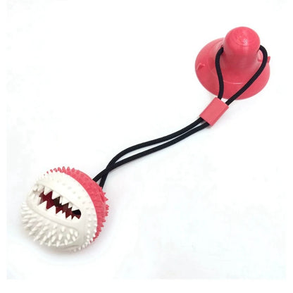 Bola Mordedor com Corda e Ventosa – Limpeza e Diversão