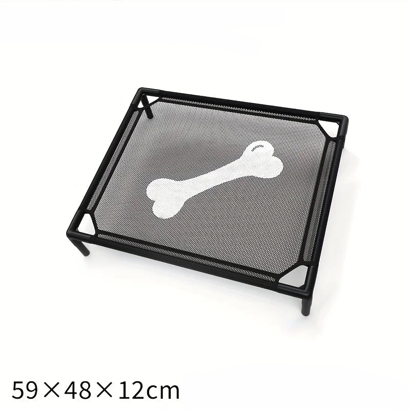 Cama Elevada para Cães Médios Kemorela | Resfriamento e Lavável