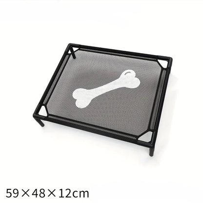 Cama Elevada para Cães Médios Kemorela | Resfriamento e Lavável