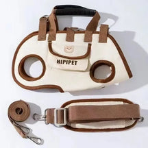 Mochila Transversal Pet Conforto para Cães Pequenos
