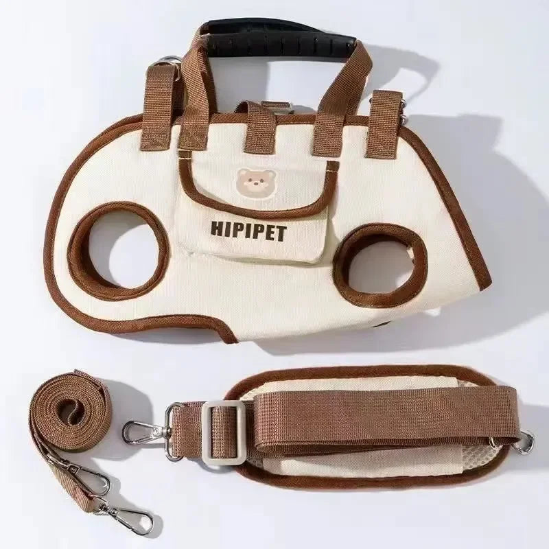 Mochila Transversal Pet Conforto para Cães Pequenos