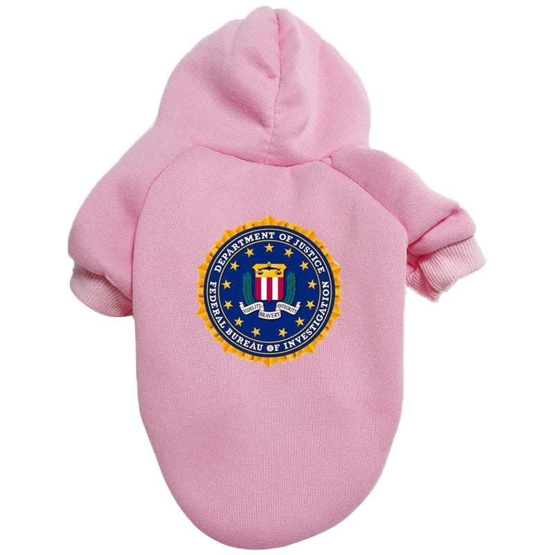 Casaco FBI Pet com Capuz | Quentinho e Estiloso