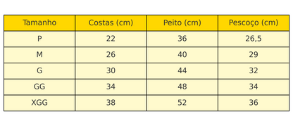 Jaqueta de Inverno p/ Cães com Arnês | Forrada e Impermeável